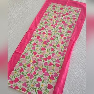 LILLY Pulitzer scarf Hearts New